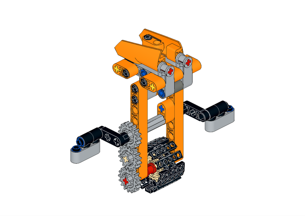 Lego Tracked Unicycle