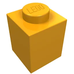 Brick 1 x 1 / Medium Orange