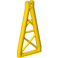 Lego Support 1 x 6 x 10 Girder Triangular / Yellow