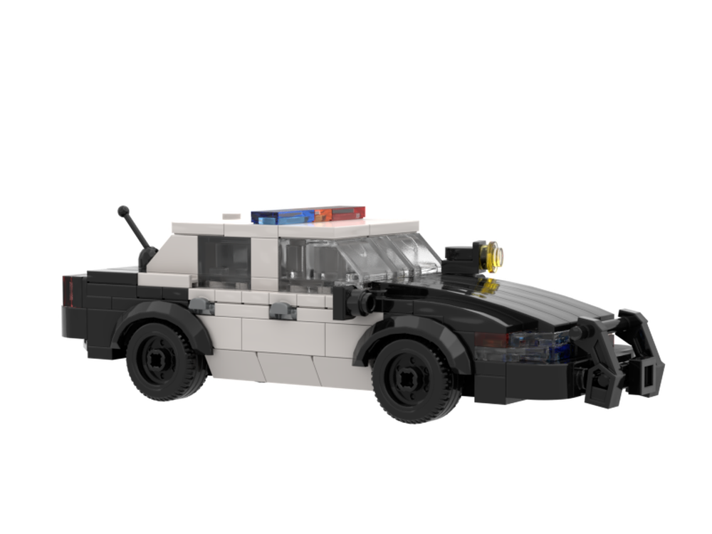 Lego 2010 Crown Victoria Police Interceptor (black and white)