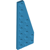Lego Wedge Plate 8 x 3, 22° Right / Dark Azure