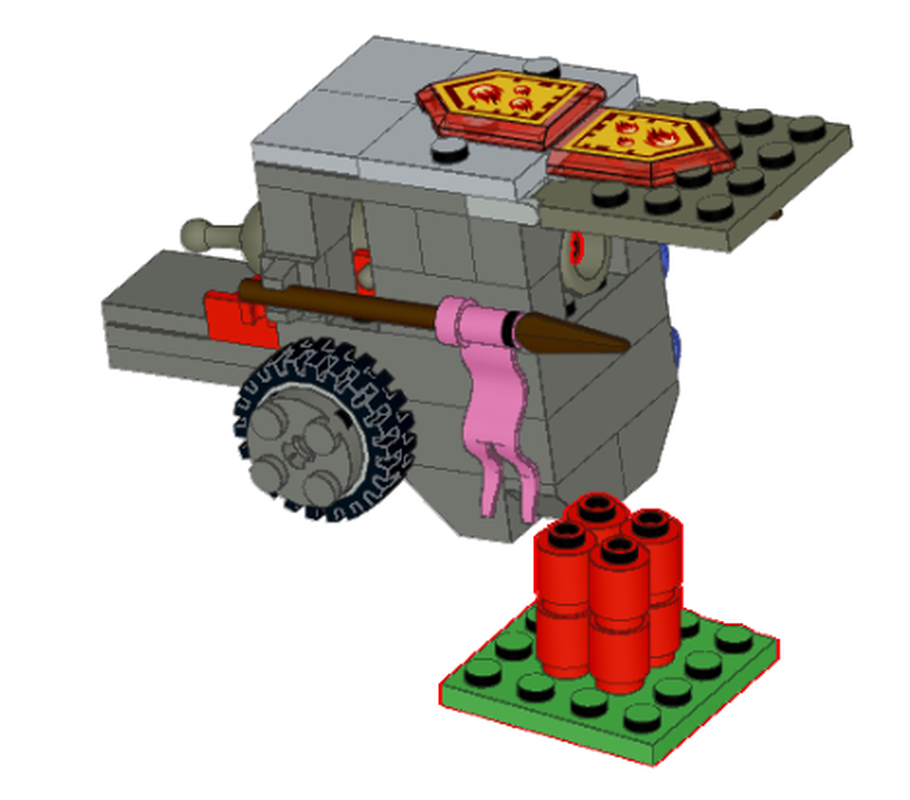 Lego Armoured Cannon (armored / siege)