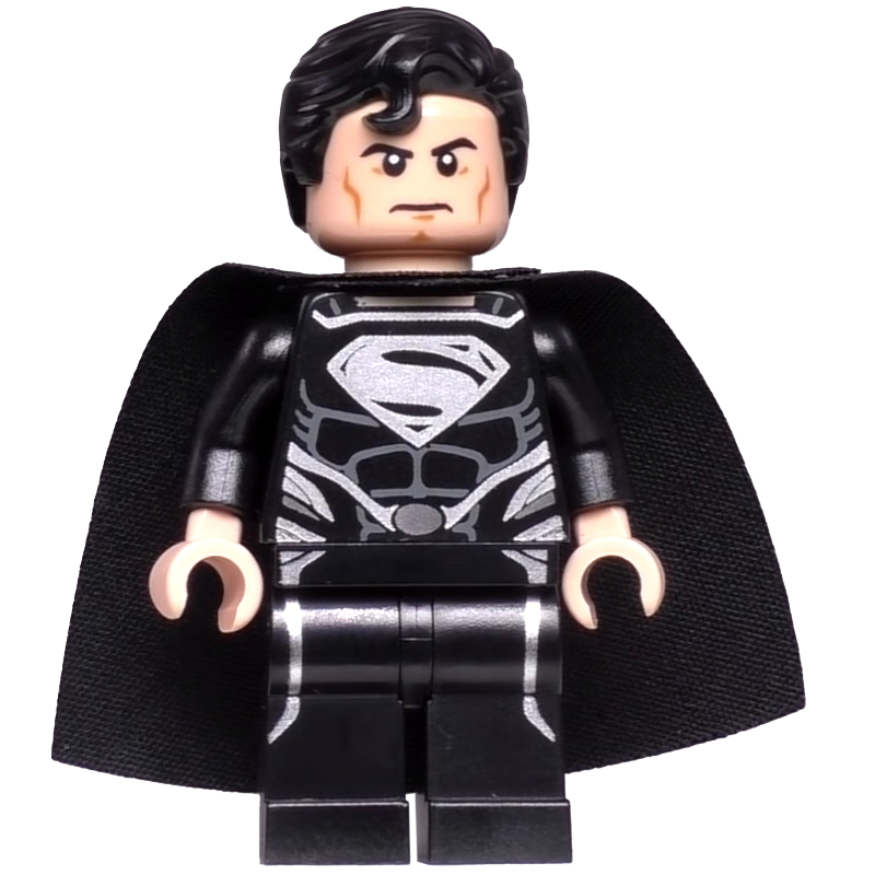 Lego Superman in Black Outfit