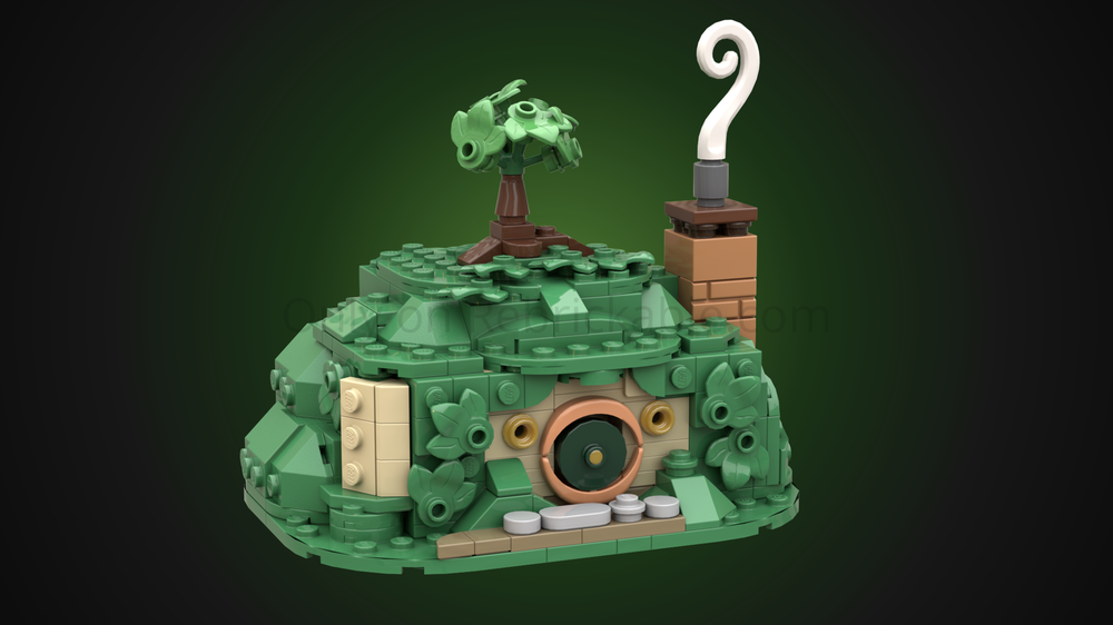 Lego LOTR - The Shire (microscale) - Map of Middle-Earth