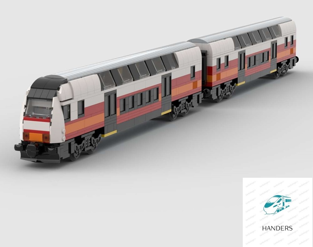 Lego Austrian Cityjet Doubledecker Wagons