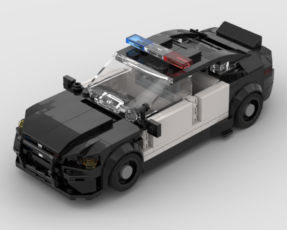 Lego Squad Car Police (8 wide)