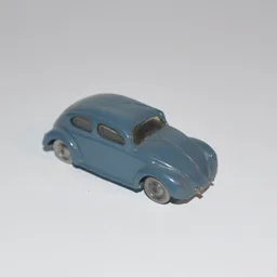 HO Scale VW Beetle (Long Version) / HO Blue-gray