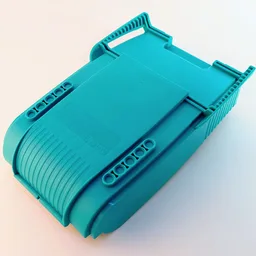 Packaging, Case, Bottom, Throwbot / Slizer 'Flying' / Dark Turquoise