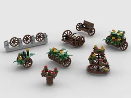Gartendekoration Wagenrad - garden decoration wagon wheel
