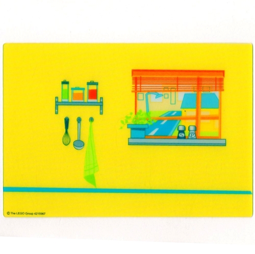 Lego Backdrop, Belville Doll House Kitchen / [No Color/Any Color]
