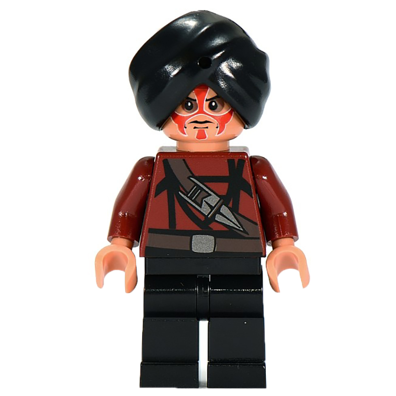 Lego Temple Guard with Dark Red Shirt