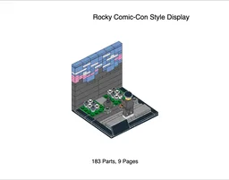 Rocky Comic-Con Style Display
