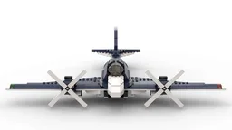 31039 Dual propeller plane