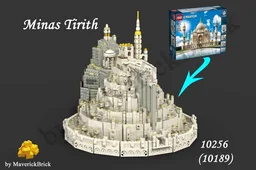White City (LOTR) - Alternate Build for 10256 Taj Mahal