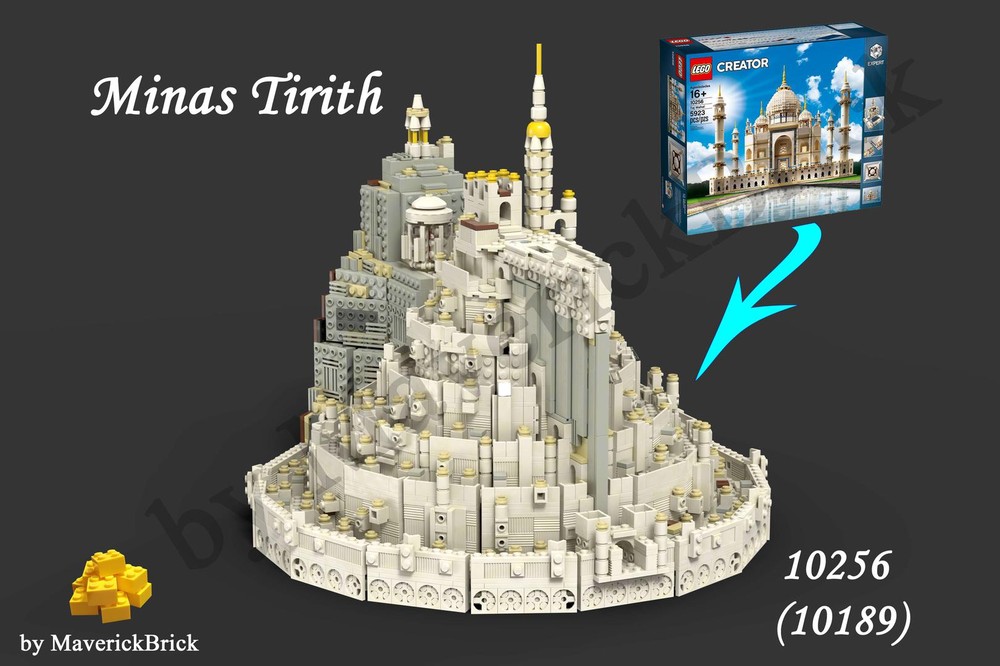 Lego White City (LOTR) - Alternate Build for 10256 Taj Mahal