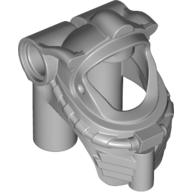Lego Helmet Underwater / Space, Breathing Apparatus with Pin Holes / Light Bluish Gray