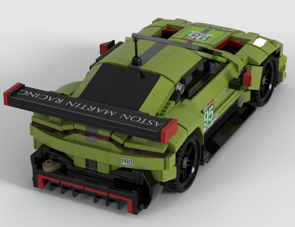Lego Aston Martin Vantage AMR #95 from Le Mans 2018