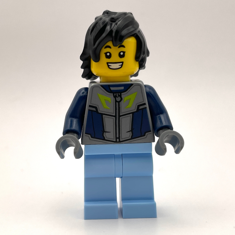 Lego Galactic Mission Astronaut, Black Hair