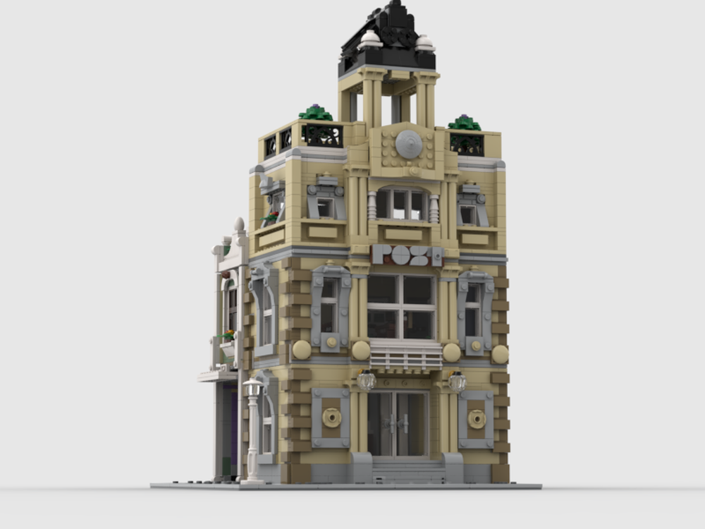 Lego Post Office - 10278 Police Station Alternate Build