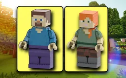 You and Me - Up-Scaled Minifigure Bundle - Steve and Alex