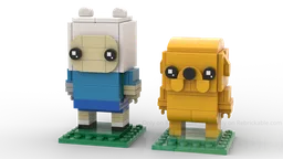 Brickheadz Finn and Jake from Adventure Time