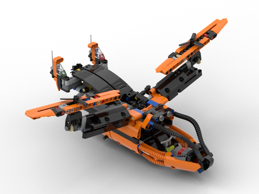 Lego 42120 Alternate - The Ocelot VTOL Aircraft