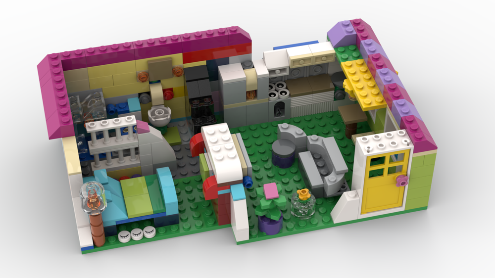Lego 10698 Moderm Apartment (one bedroom one bath)