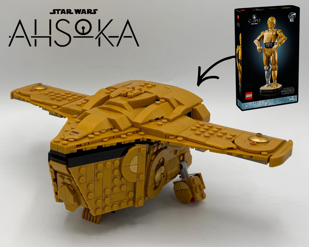 Lego Scion Shuttle from Ahsoka Series (75398 Alternate Model)