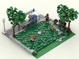 Modular Lawn Games: Frisbee