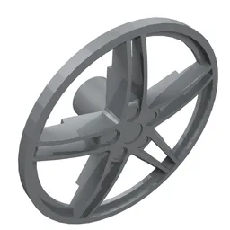 Wheel Cover 5 Spoke without Centre Stud - 35mm D.