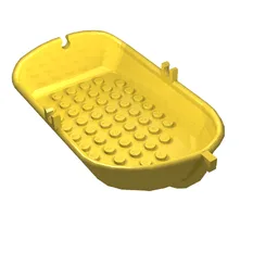 Boat / Rowing Boat, Fabuland / Yellow