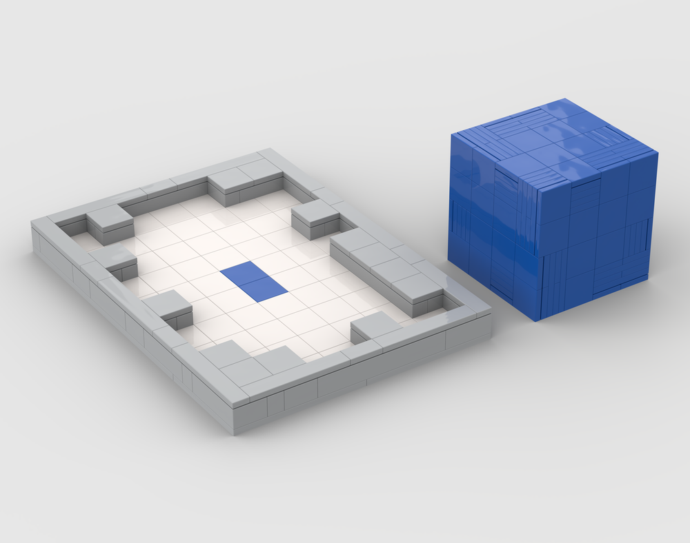 Lego Cube Puzzle #2 - Blue
