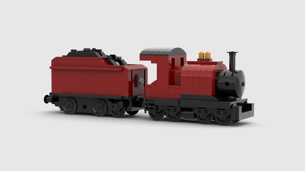 Lego Motorised Cherry Steamer (6 studs wide)