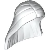Lego Hair Long and Straight, Center Parted / White