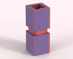 Brick Vase Quadratum Lavendula