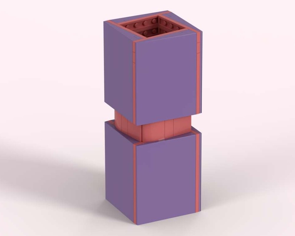 Lego Brick Vase Quadratum Lavendula