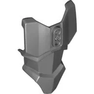 Large Figure Torso Cover, Armour with 2 Chest Holes and Ball Joint Socket / Pearl Titanium