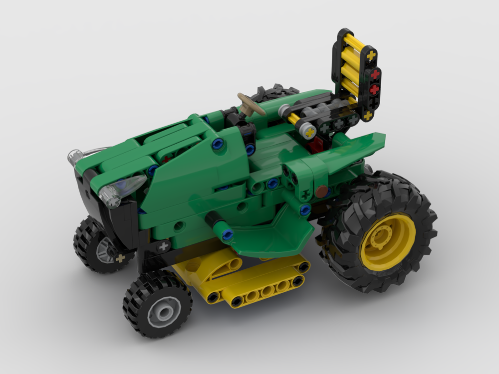 Lego 42136 Alternative - John Deere Riding Lawn Mower Tractor