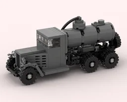 LEGO ww2 ZIS-6-BZ Refueler soviet truck 1:45 scale