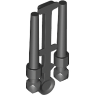 Lego Equipment Wand Sprue [Complete Set of 2] / Black