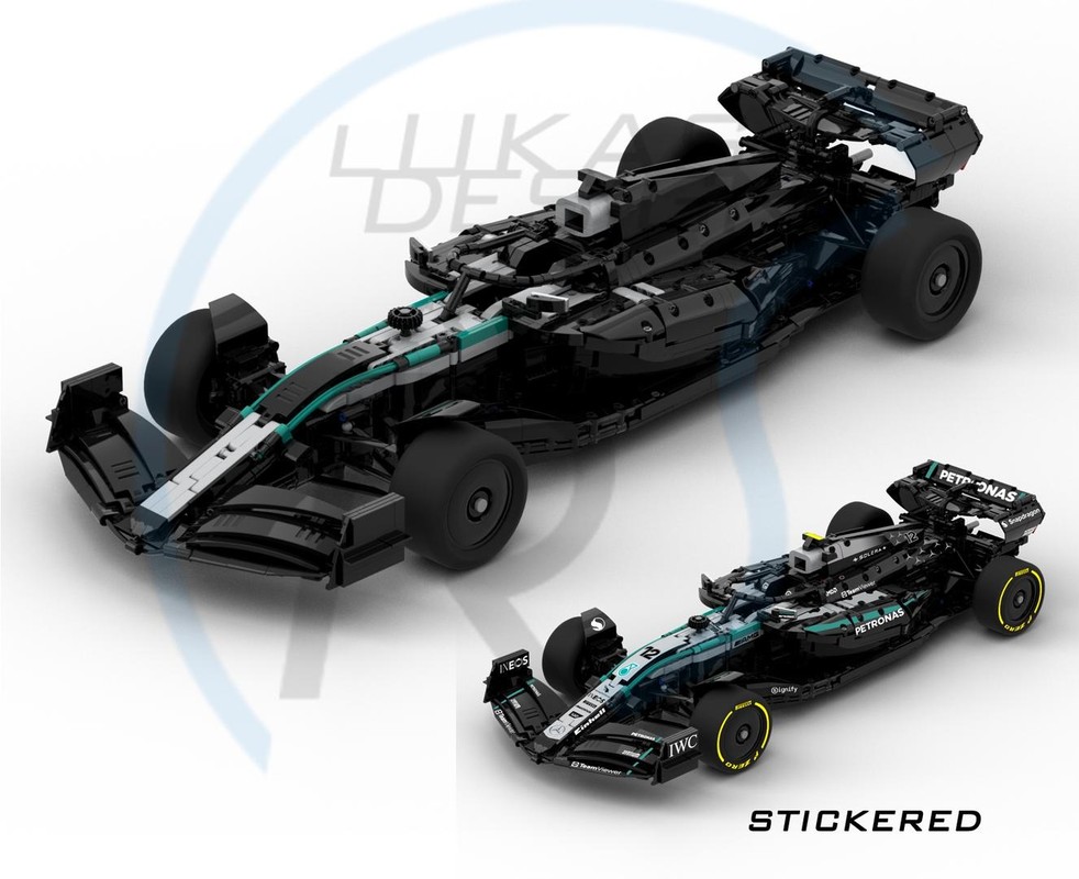 Lego Mercedes F1 W16 1:8 Scale