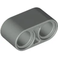 Technic Beam 1 x 2 Thick / Light Gray