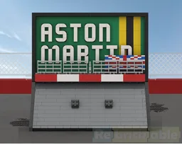 F1 Team Wall Display (Aston Martin)