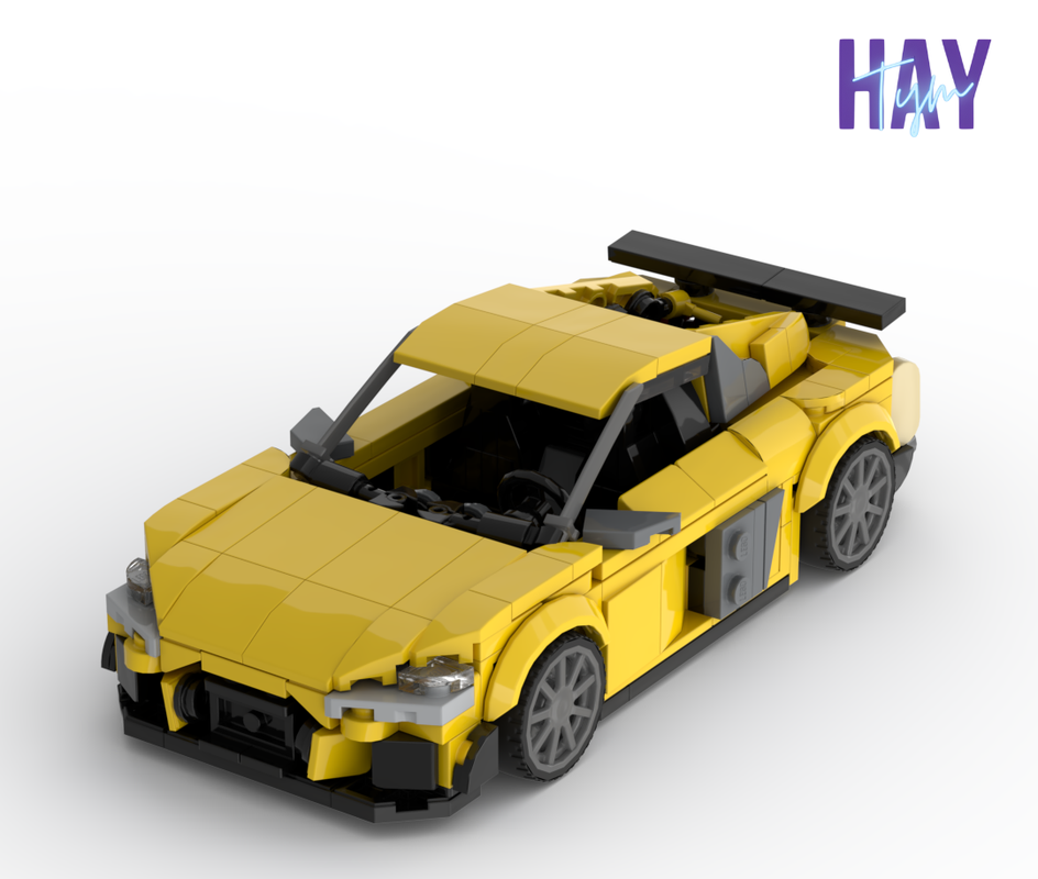 Lego Audi R8 V10 GT (Yellow)