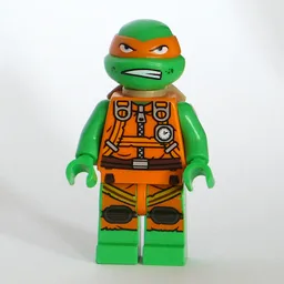 Michelangelo in Orange Outfit