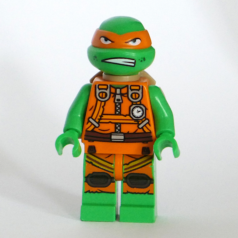 Lego Michelangelo in Orange Outfit