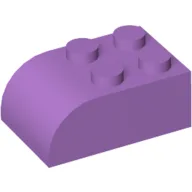 Brick Curved 2 x 3 / Medium Lavender