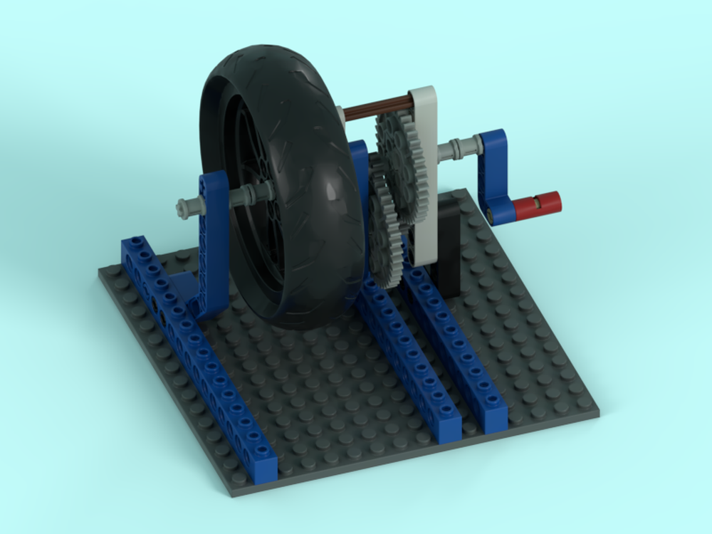 Lego Flywheel accelerator