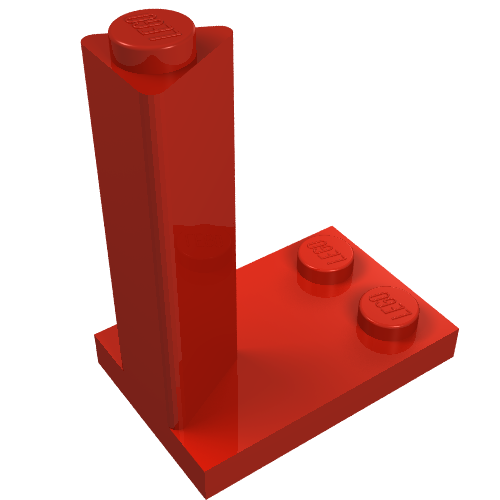 Lego Train Direction Switch - 4.5V 2 x 3 / Red