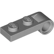 Plate Special 1 x 2 with Pin Hole On Side / Light Bluish Gray